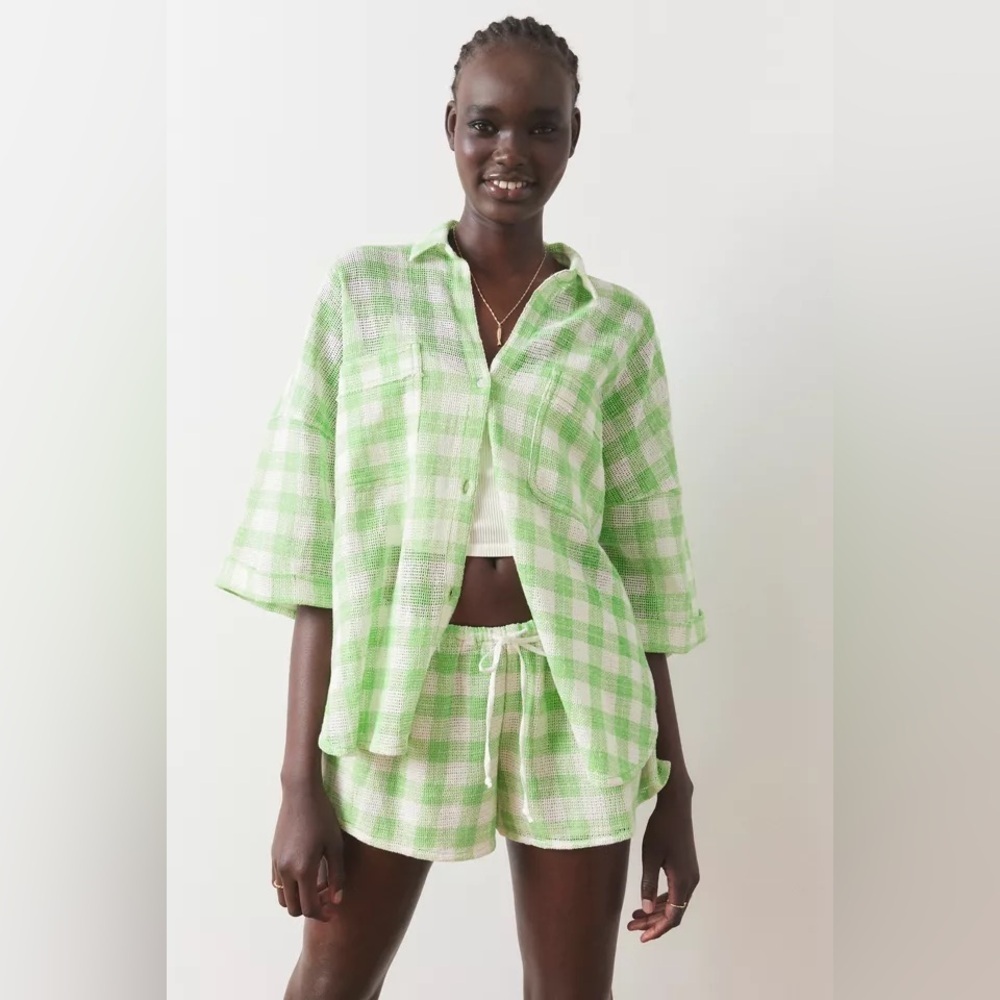 Out From Under Beach Boardwalk Button-Down Shirt
